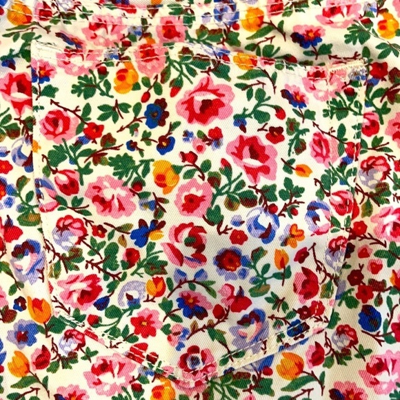 Madewell Multicolor Floral Raw Hem Mini Shorts - Picture 3 of 8